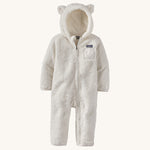 Patagonia Little Kids Furry Friends Bunting - Birch White