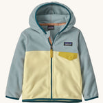 The Patagonia Little Kids Micro D Snap-T Jacket in a Buttercup Yellow colour way. 