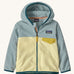 The Patagonia Little Kids Micro D Snap-T Jacket in a Buttercup Yellow colour way. 
