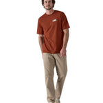 Patagonia Men's 73 Skyline Organic T-Shirt Burnished Red