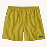 The Patagonia Men's Baggies Shorts in Bundle Green on a plain background. 