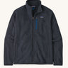 Patagonia Men's Better Sweater Jkt Pitch Blue pictured on a plain background 