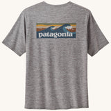 Patagonia Men's Capilene Cool Daily Graphic Shirt - Waters / Feather Grey