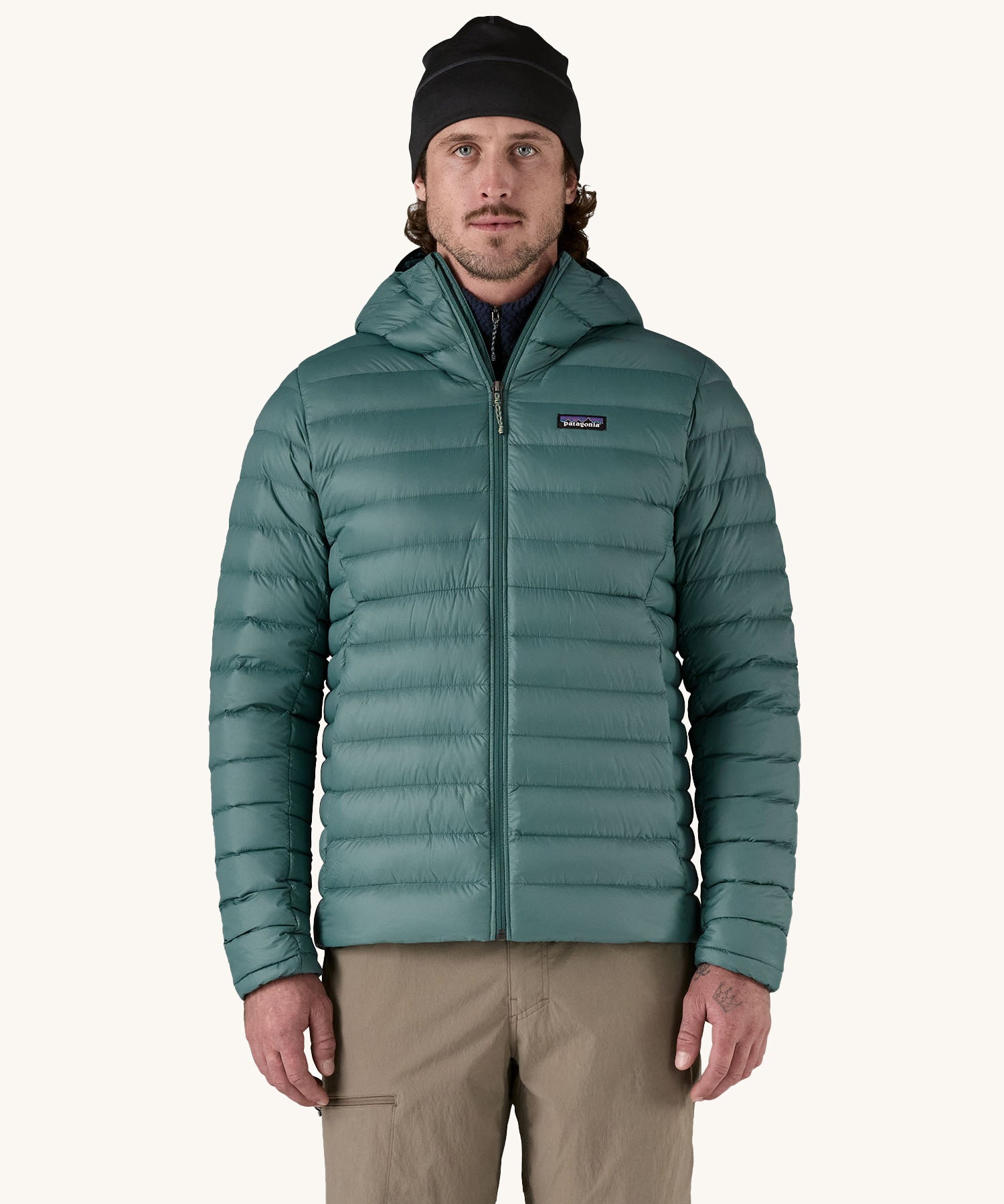 Patagonia Men's Down Sweater Hoody Jacket Wetland Blue – Babipur