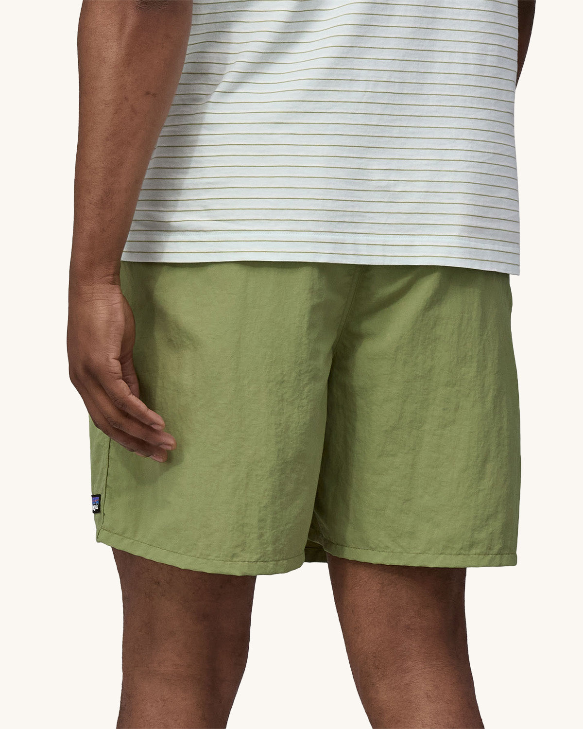  multifunctional 100% recycled nylon Patagonia Baggies™ Shorts with a loose cut and longer leg