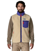 man wearing patagonia retro-x jacket 