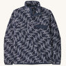 Patagonia Men's Synch Snap-T Pull Over New Navy on a plain background