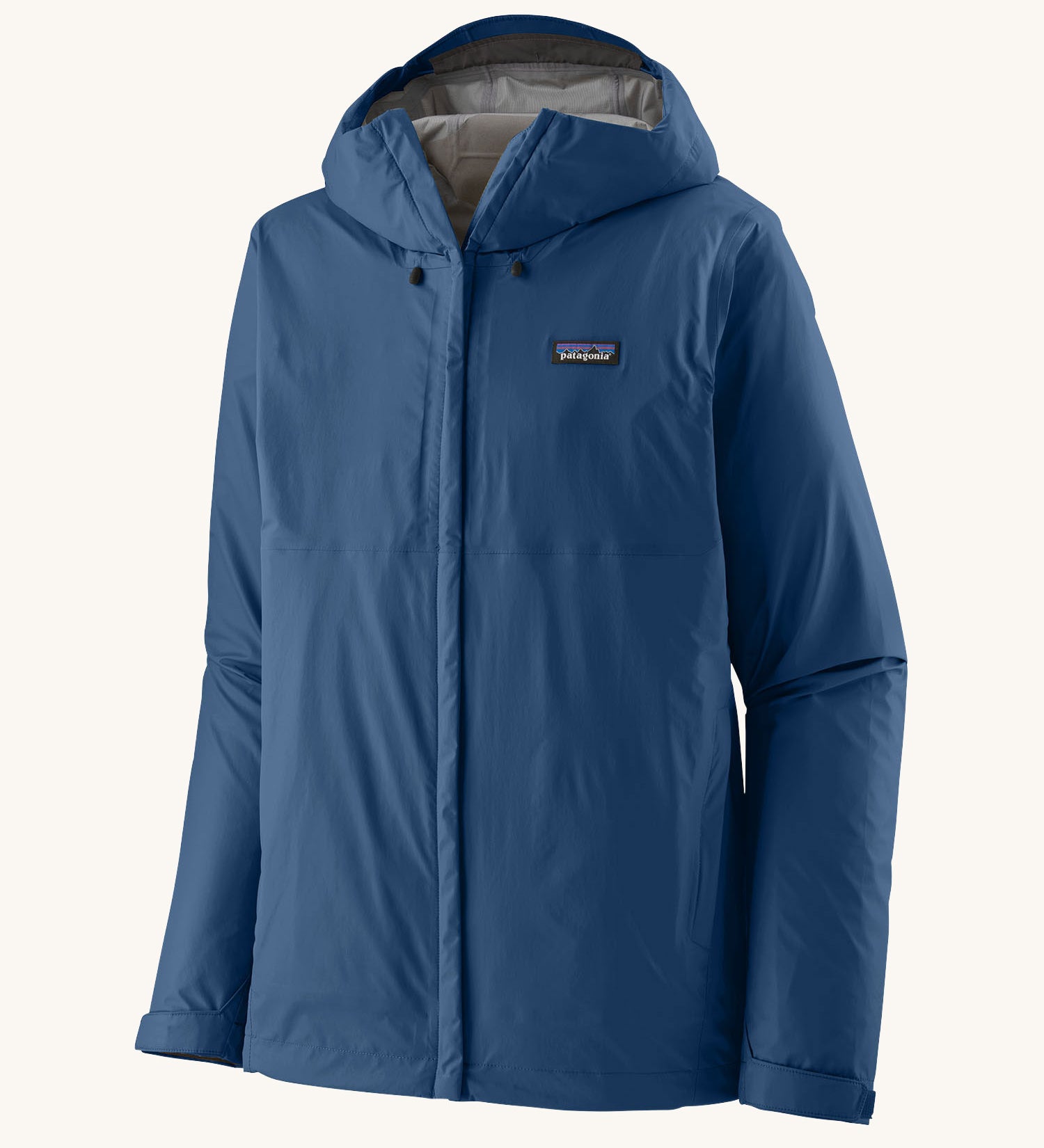 Patagonia Men's Torrentshell 3L Rain Jacket in a Clement Blue colour. We have a wide range of Patagonia adults and children's coats and clothing at Babipur. 