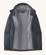 Patagonia men's 3 layer torrentshell rain jacket inside detail