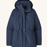 A Patagonia Women's Off Slope Jacket in a new navy colour on a plain background.