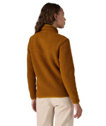 Patagonia retro pile fleece brown colour on back detail