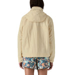 Patagonia women's skysail jacket in a natural colour back