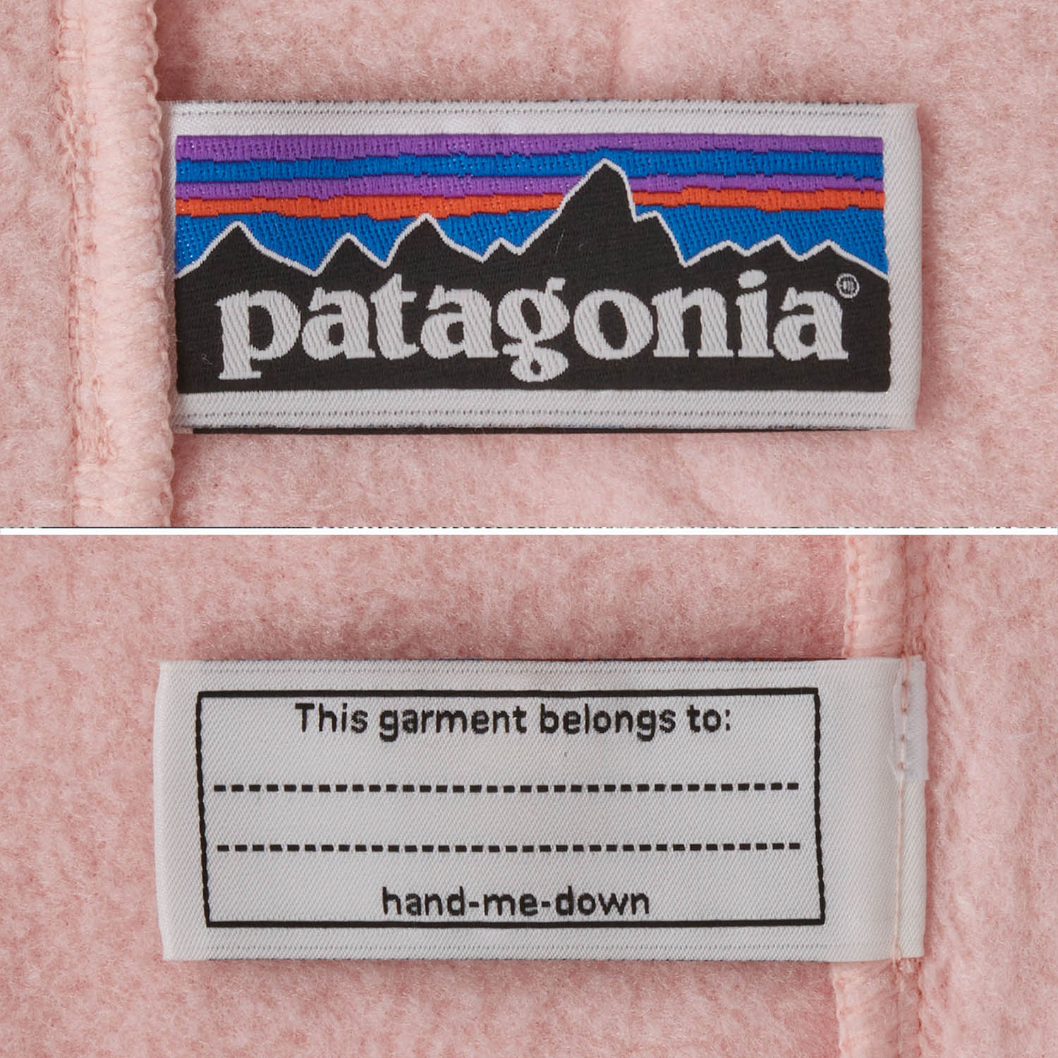 with colourful patterns on pink fleece