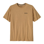 Patagonia men's logo responisbilli tee in talon gold available at Babipur