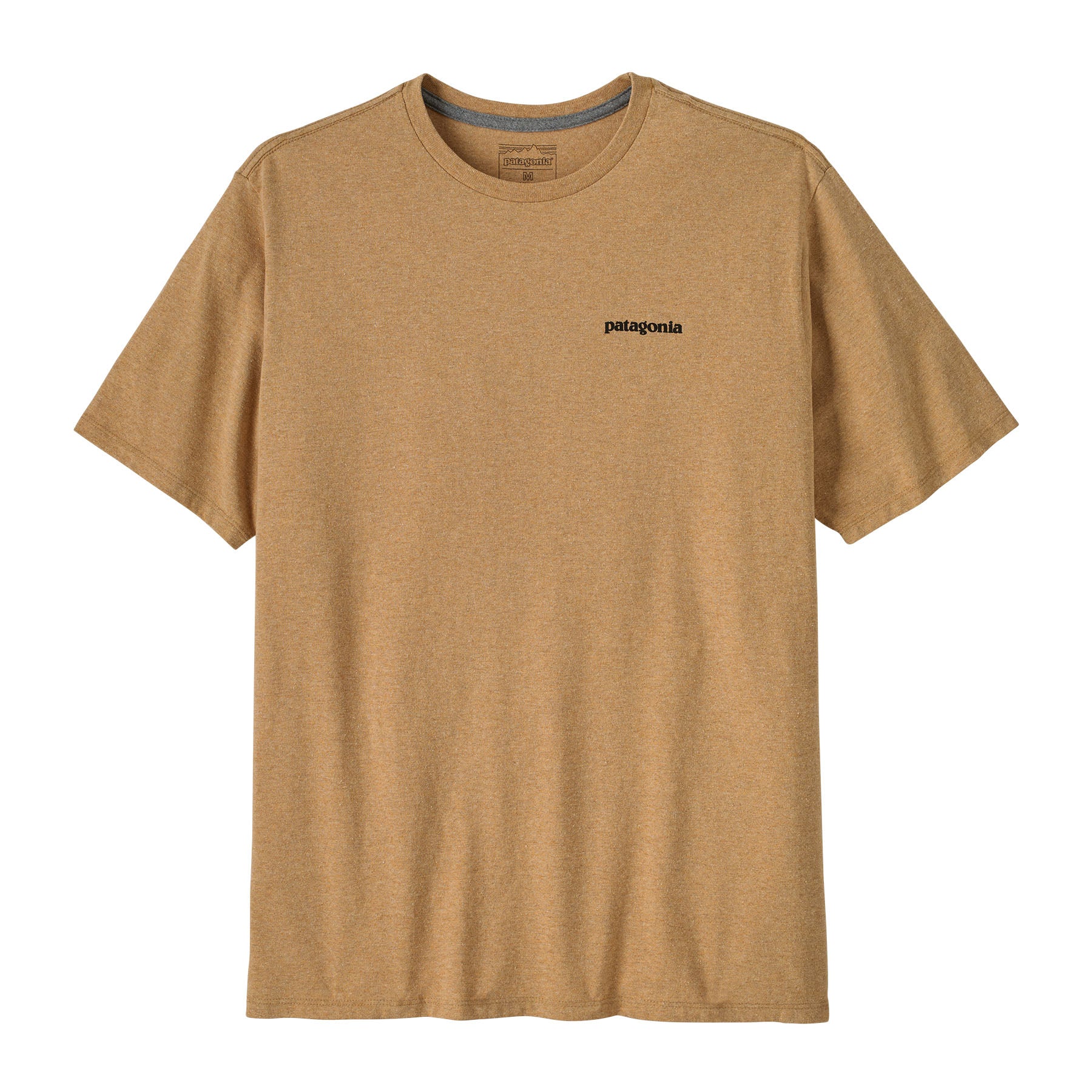 Patagonia men's logo responisbilli tee in talon gold available at Babipur