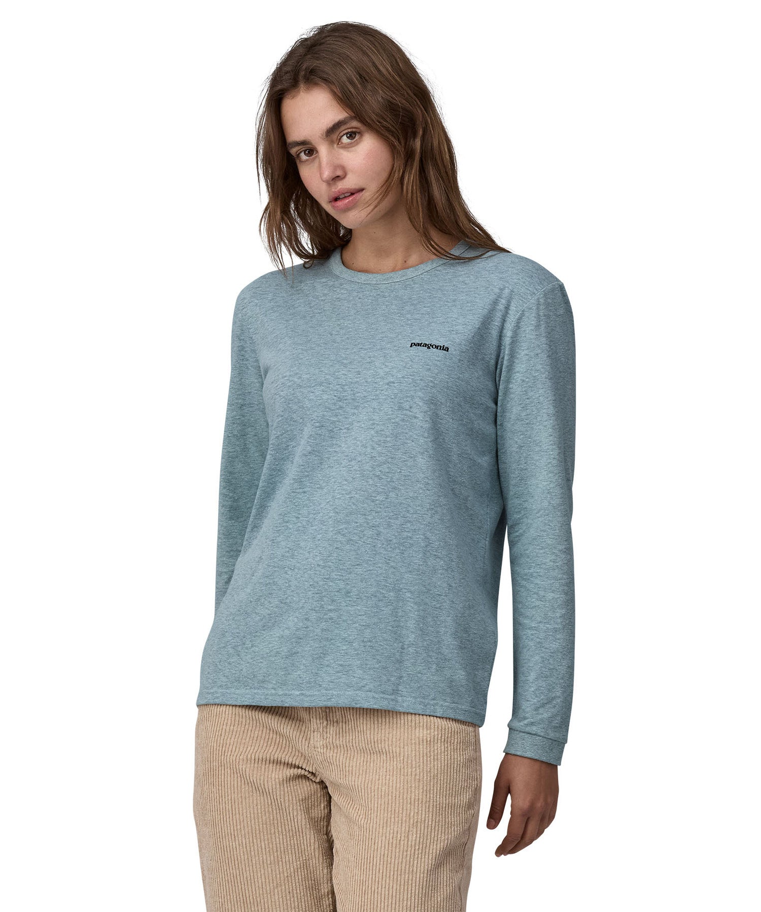 Patagonia thermal blue colour long sleeve top style