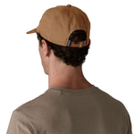 The back of the back wearing the Patagonia adult cap in deer brown colour available at Babipur.