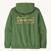 Patagonia Unity Fitz Uprisal Hoody in a Terrain Green colour on a plain background.