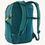Patagonia turquoise 26L day refugio backpack back detail