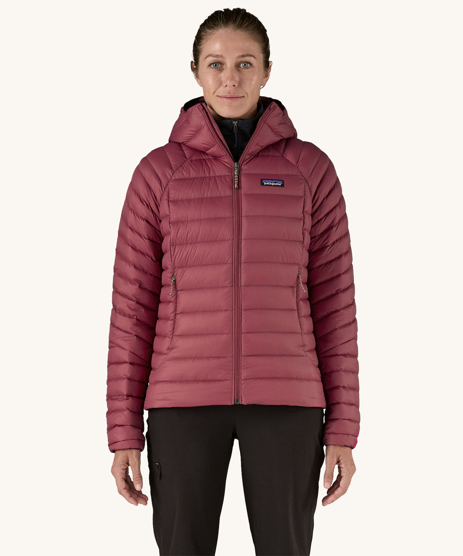 Patagonia Women's Down Sweater Hoody Marion Red Babipur