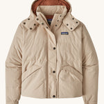 Patagonia Women's Downdrift Jkt Oar Tan on a plain background