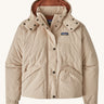 Patagonia Women's Downdrift Jkt Oar Tan on a plain background