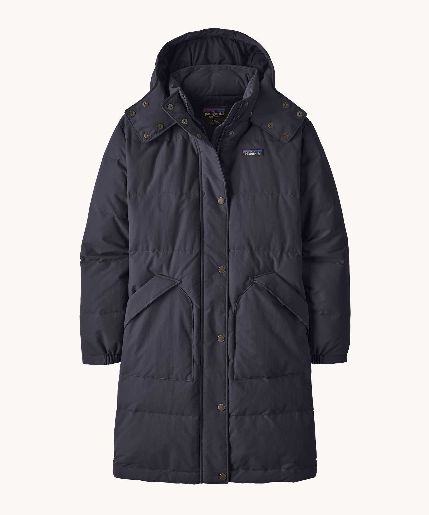 Patagonia Women's Downdrift Parka Jacket in a Sunken Blue colour.