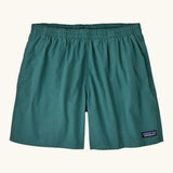 Patagonia Women’s Funhoggers™ Shorts Wetland Blue lightweight cotton shorts front view