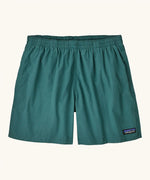 Patagonia Women’s Funhoggers™ Shorts Wetland Blue lightweight cotton shorts front view