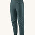 The Patagonia Women's Hampi Rock Pants in a Tidal Teal colour on a plain background. 