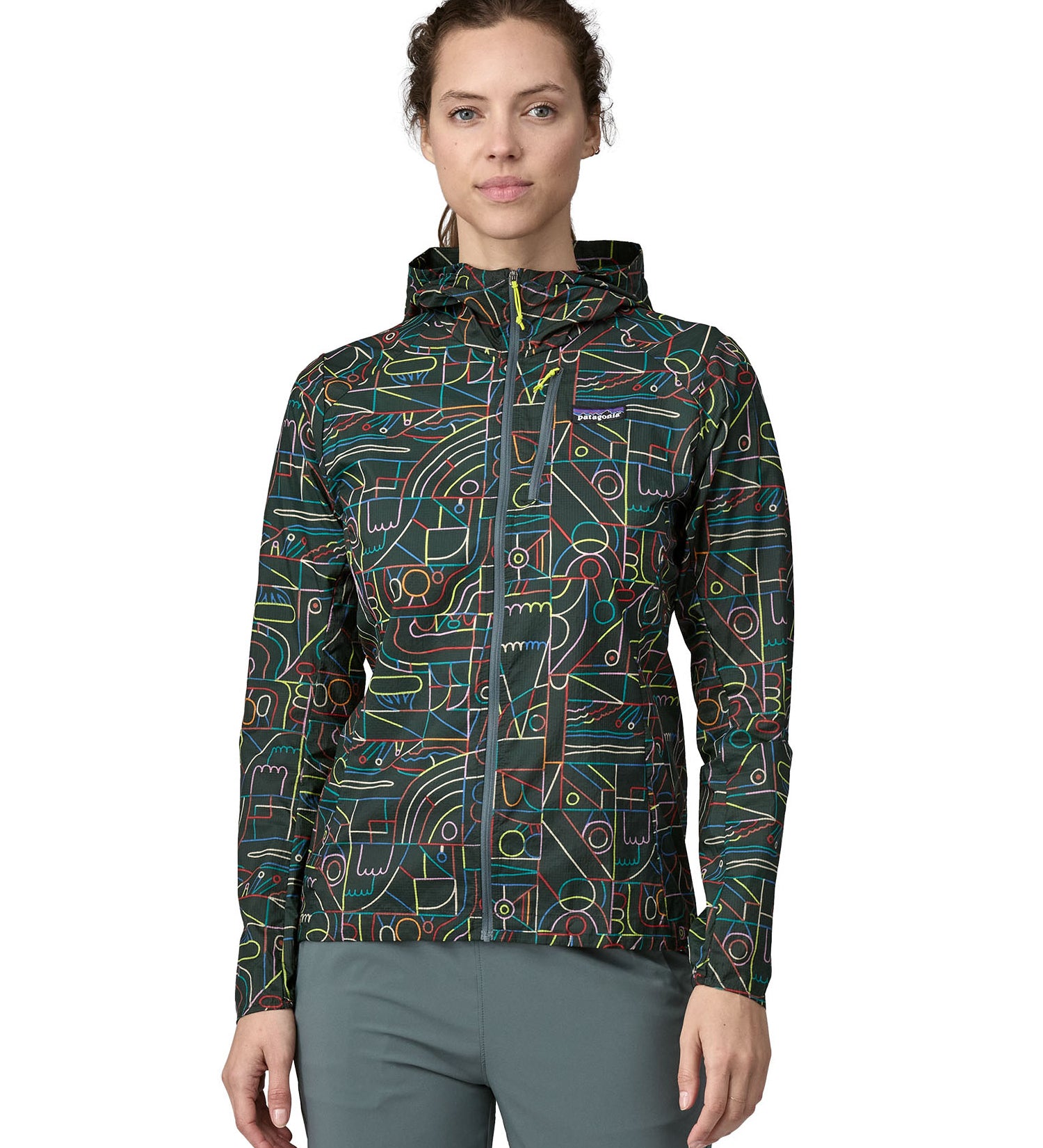 Patagonia Women's Houdini Jacket Lose Yourself Outline Nouveau
