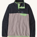 Patagonia Women's Lightweight Synchilla Snap-T Fleece in an Echo Purple colour.