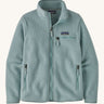 Patagonia Women's Retro Pile Jkt in Thermal Blue on a plain background.