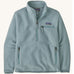 Patagonia Women's Retro Pile Marsupial Thermal Blue on a plain background