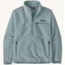Patagonia Women's Retro Pile Marsupial Thermal Blue on a plain background