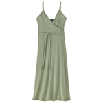 Patagonia Women's Salvia Green Wear With All Dress pictured on a plain white background 