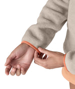 Patagonia women's synchilla fleece cuff detail