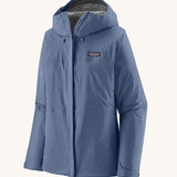 Patagonia Women's Torrentshell 3L Rain Jacket in a Current Blue colour. We have a wide range of Patagonia adult's and children's coats and clothing at Babipur.