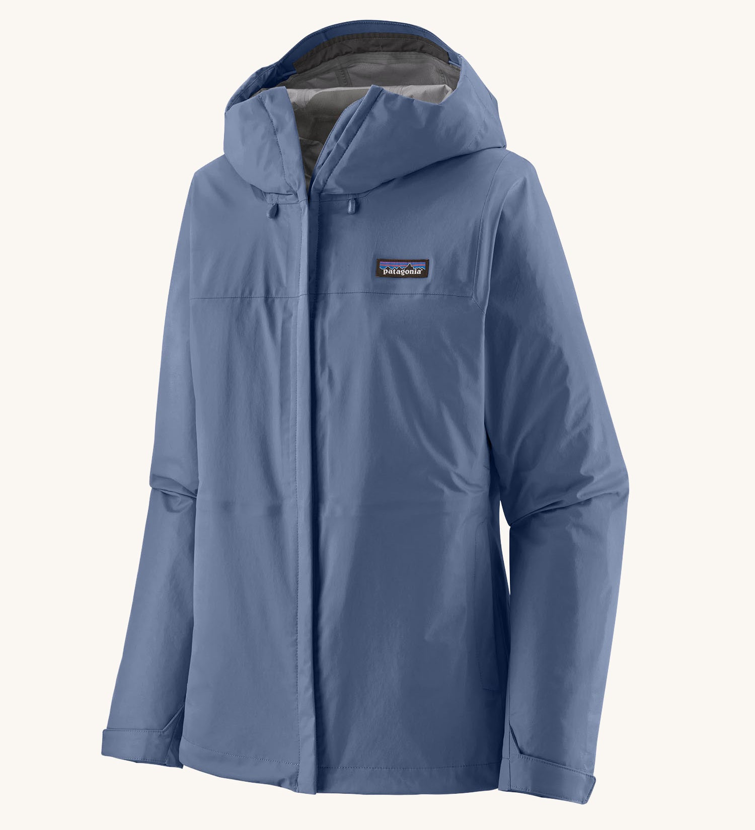 Patagonia Women's Torrentshell 3L Rain Jacket in a Current Blue colour. We have a wide range of Patagonia adult's and children's coats and clothing at Babipur.