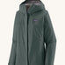 Patagonia Women's Torrentshell 3L Rain Jacket in a Nouveau Green colour pictured on a plain background