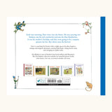 Back of Peter In Blueberry Land by Elsa Beskow children's book. 