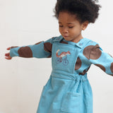 Pigeon Organics Pinafore Dress - Turquoise