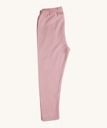 Pigeon Organics leggings - GOTS organic cotton leggings in pale pink colour, Features a elasticated waistband for a comfortable fit.