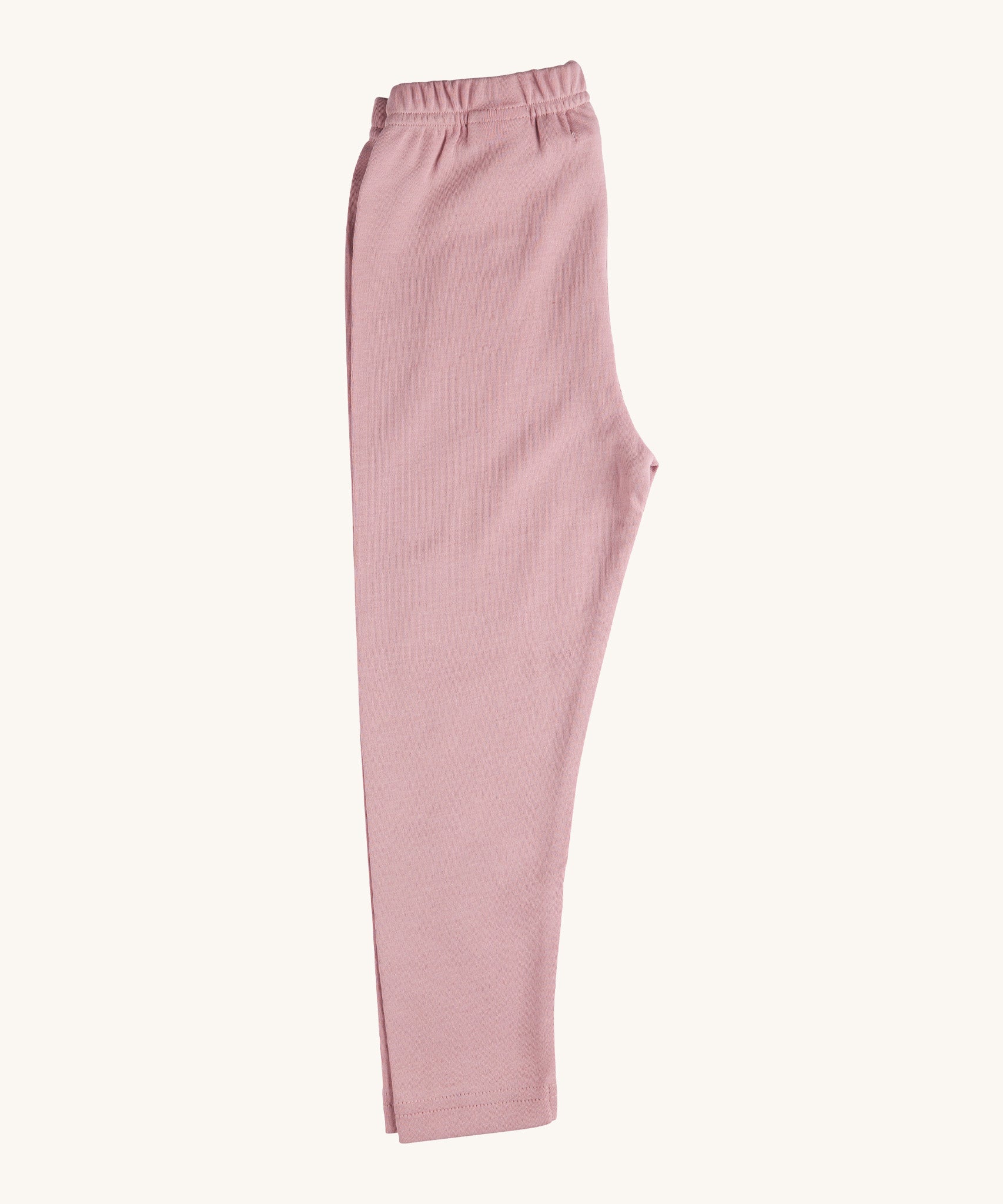 Pigeon Organics leggings - GOTS organic cotton leggings in pale pink colour, Features a elasticated waistband for a comfortable fit.