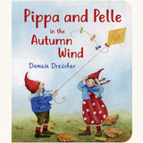 Cover of Pippa and Pelle In The Autumn Wind children's book written and illustrated by Daniela Drescher.