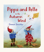 Cover of Pippa and Pelle In The Autumn Wind children's book written and illustrated by Daniela Drescher.
