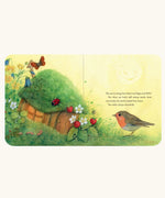 Two of the inside pages from the Pippa and Pelle And Their Cosy Home children's book written and illustrated by Daniela Drescher.