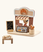PlanToys bakery shop wooden toy playset.