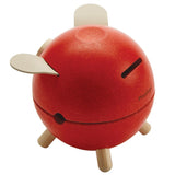 PlanToys Red Piggy Bank