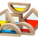 The Plan Toys Water Blocks shown on a plain background. 